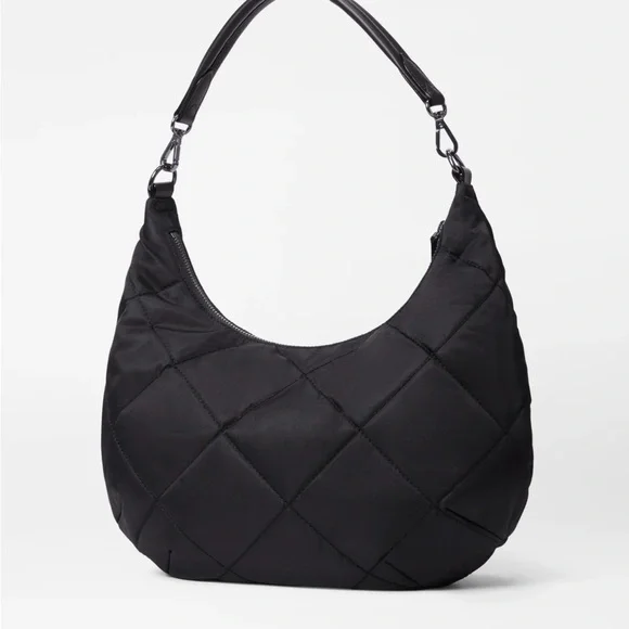 NWT MZ Wallace Black Quilted Hobo Bag - Picture 3 of 9